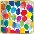 Balloon Bash Square Dessert Plate