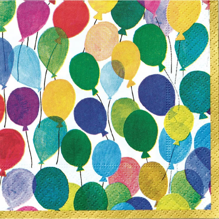 Balloon Bash Cocktail Napkin