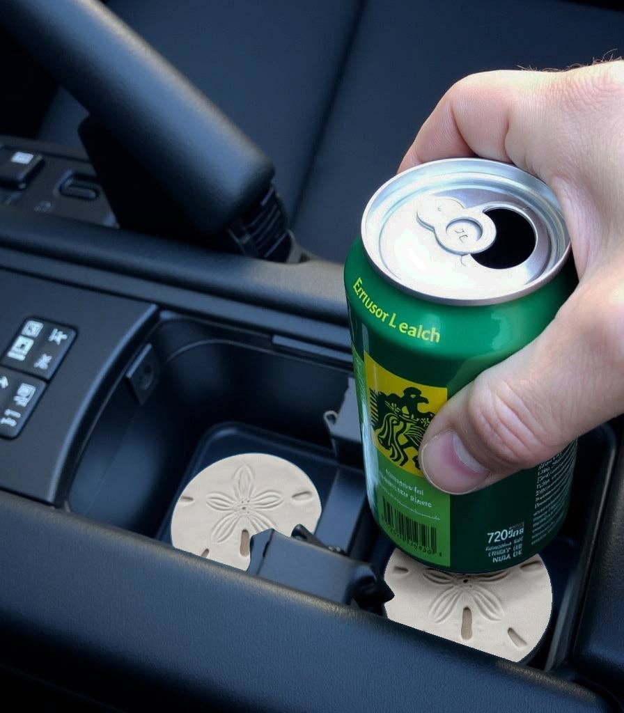 Dog Paw Car Coasters