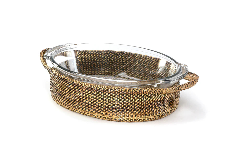 Oval Casserole Basket with Anchor Roaster, 4 Qt