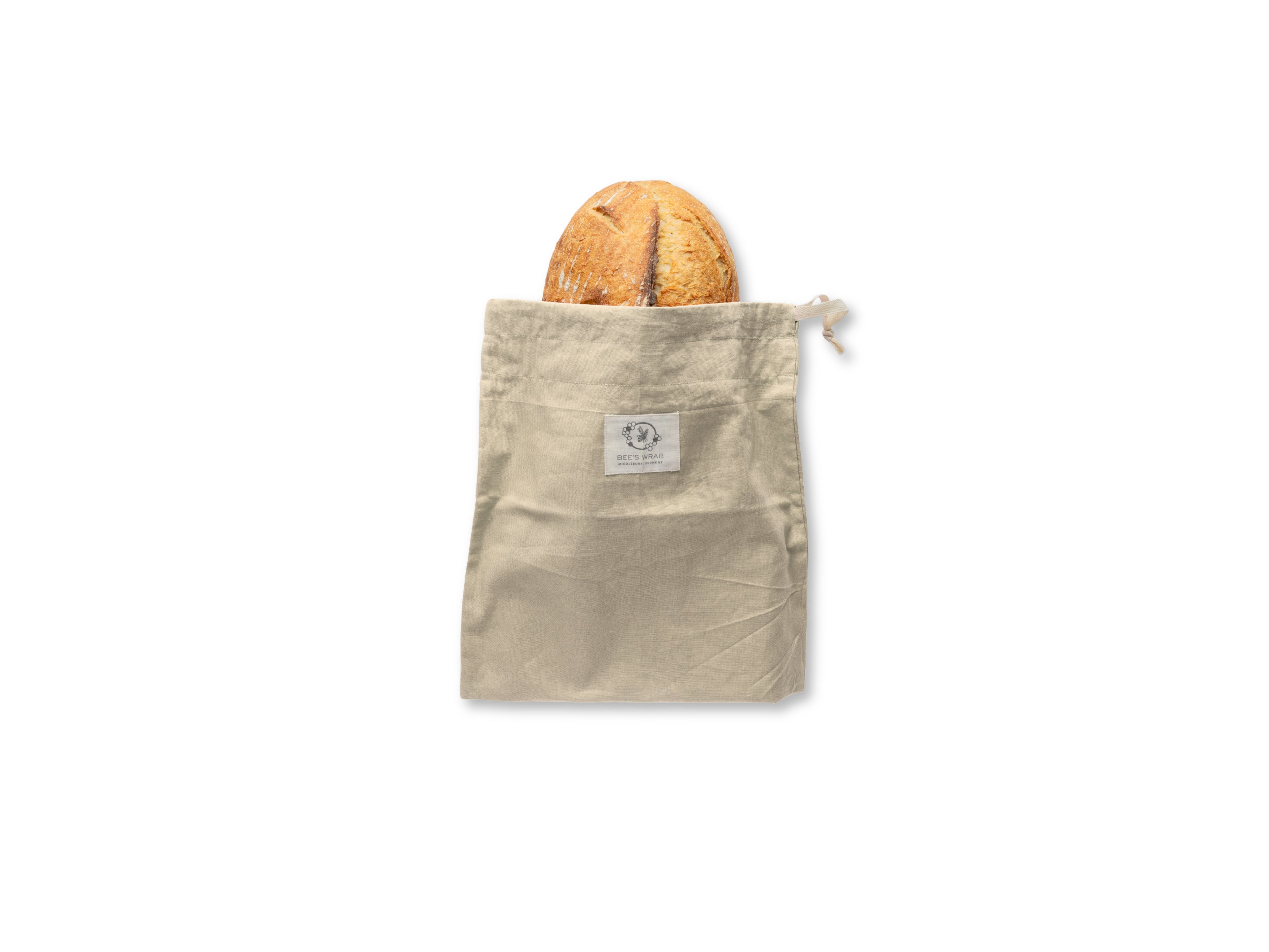 Artisan Bread Bag - Natural/Bakery Lane