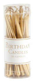 Birthday Candles Gold