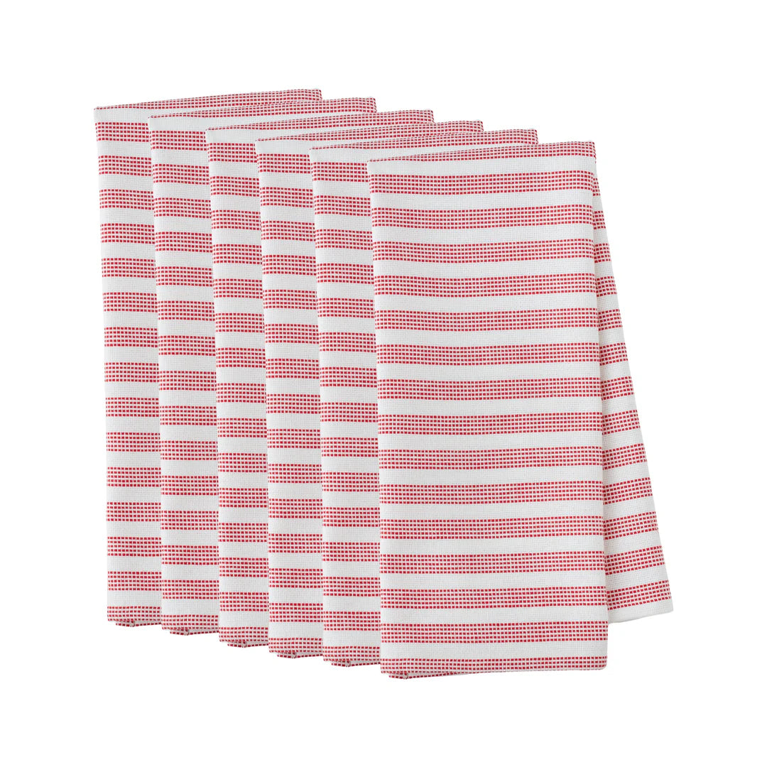 Dobby Towel - Red