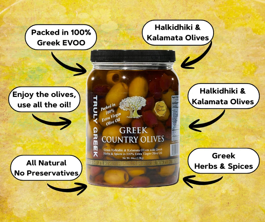 Greek Country Olive Mix by Truly Greek