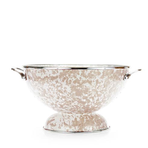 5 Quart Colander : Taupe Swirl