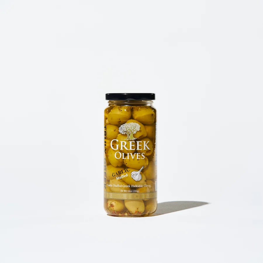 Garlic Stuffed Olives by Truly Greek