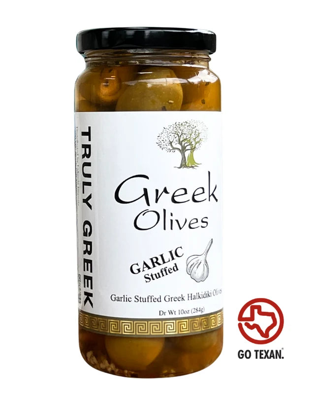 Garlic Stuffed Olives by Truly Greek