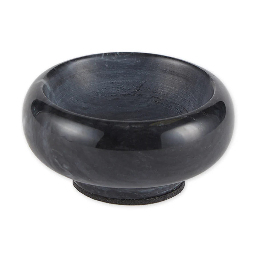 Herb & Salt Marble Bowl Black Marble