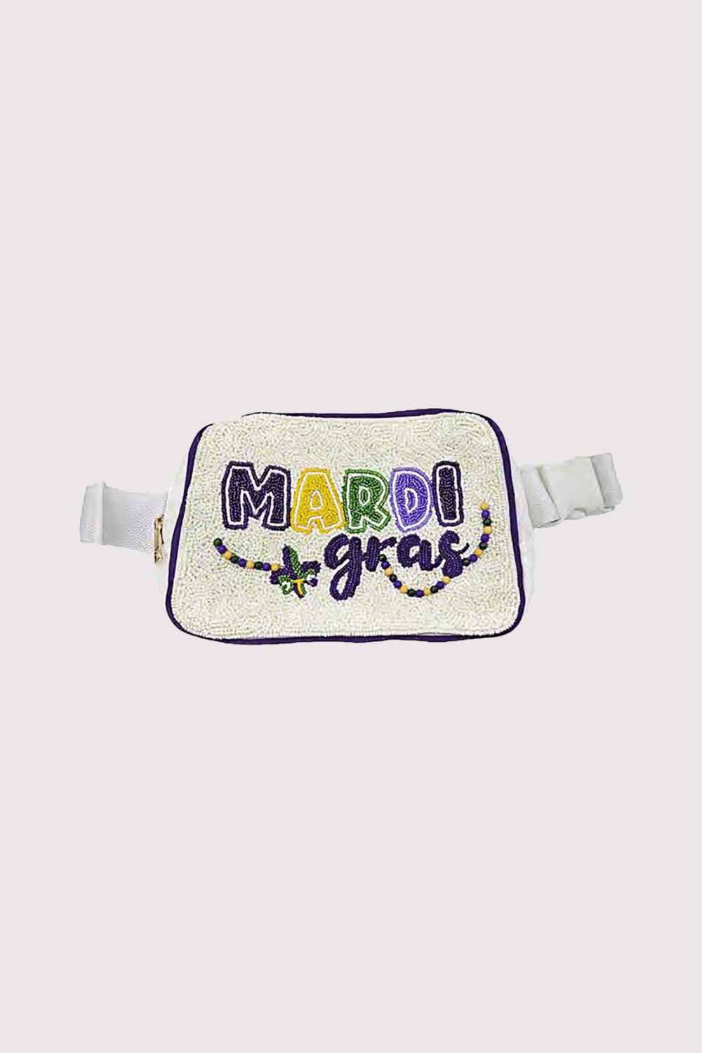 Mardi Gras Beaded Coin Purse