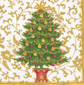 Dinner Napkins : Gilded Tree