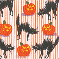 Cocktail Napkins : Halloween Cats