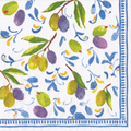 Cocktail Napkins : Mediterranean Blue