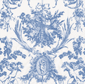 Cocktail Napkins : Romantic Toile Blue