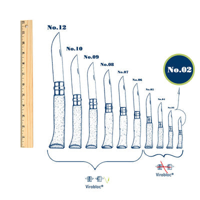 No. 02 Stainless Steel Pocket Knife