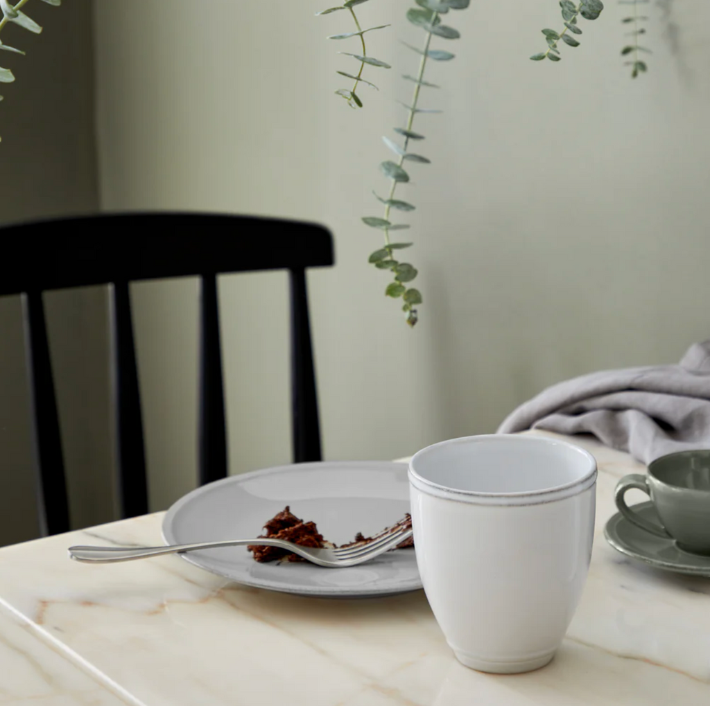 Friso White Salad Plate