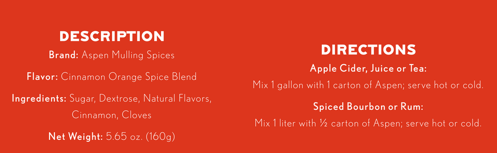 Cinnamon Orange Mulling Spice