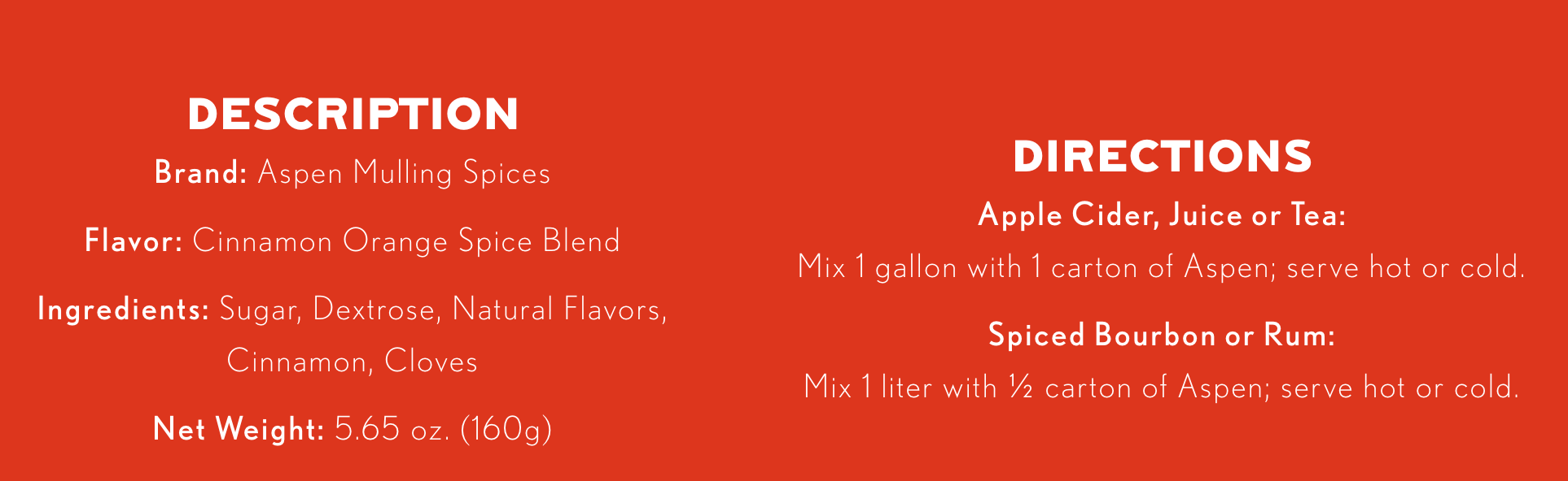 Cinnamon Orange Mulling Spice