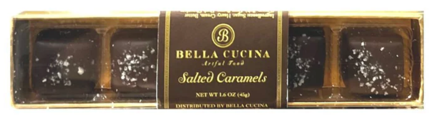 Bella Cucina Dark Chocolate Caramels - 5 pc box