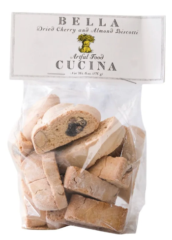 Bella Cucina Dried Cherry & Almond Biscotti Bag