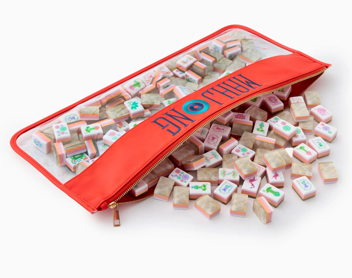 Pearlescent Mahjong Tile Set