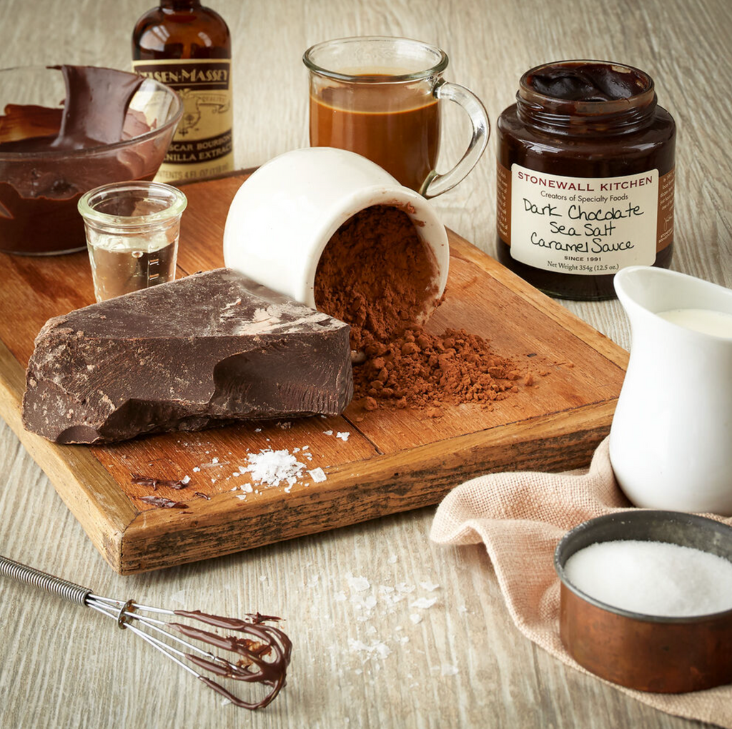 Dark Chocolate Sea Salt Caramel Sauce