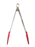 12" Red Silicone Tong