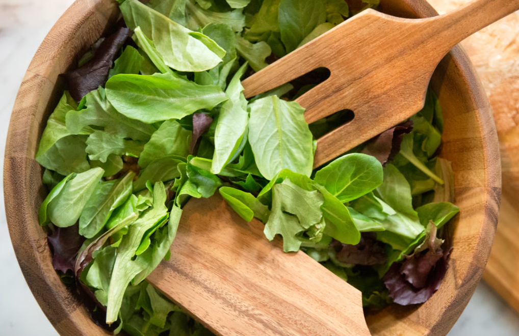 Large Farmhouse Salad Utensil Set by Ironwood