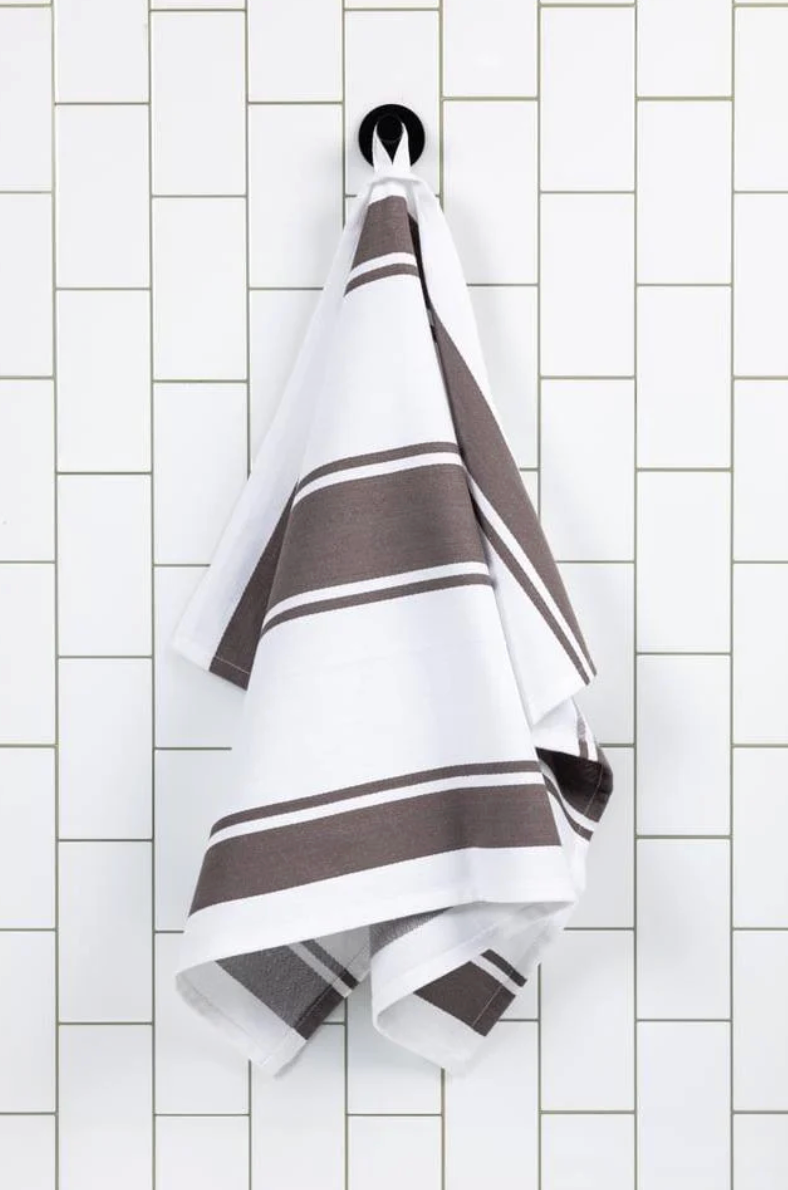 Dobby Towel : Stainless Stripe