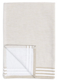 Khaki Modern Terry Stripe Towel