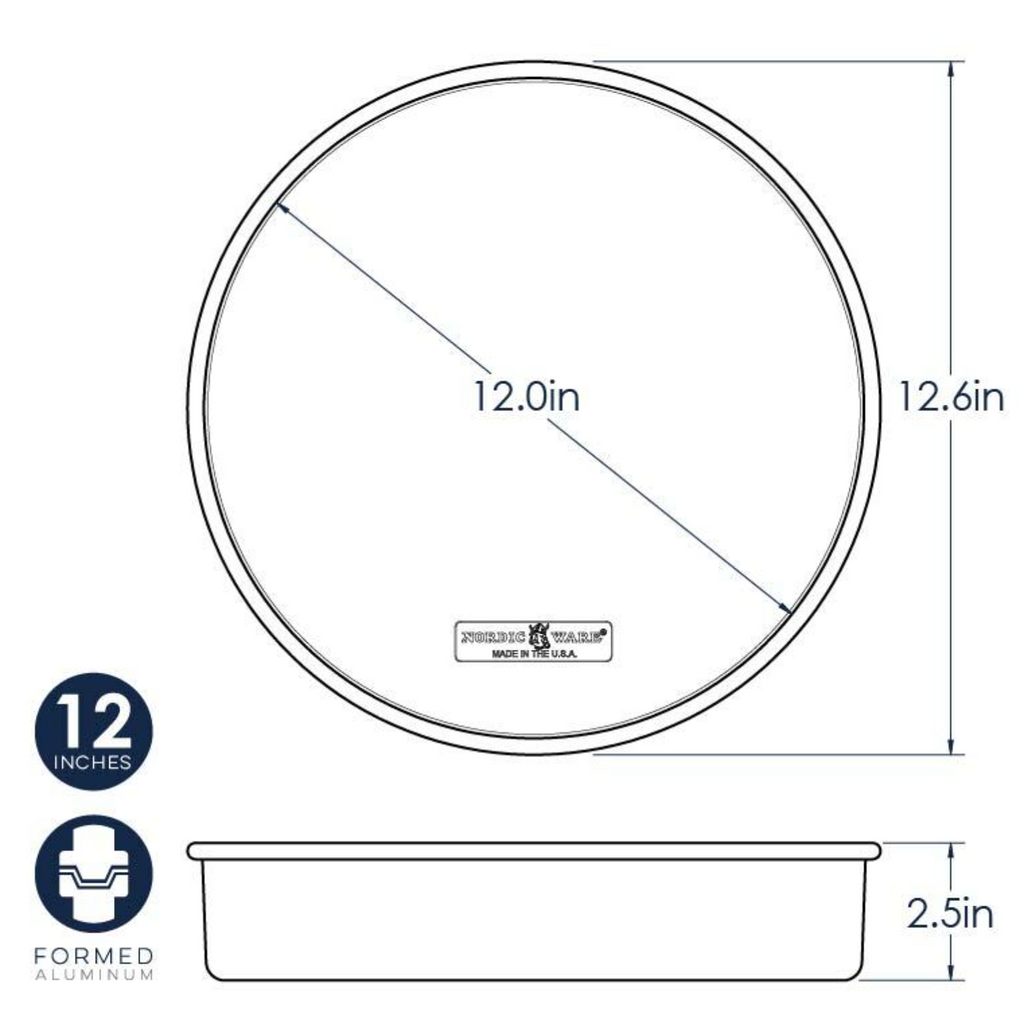 Naturals 12" Round Layer Cake Pan