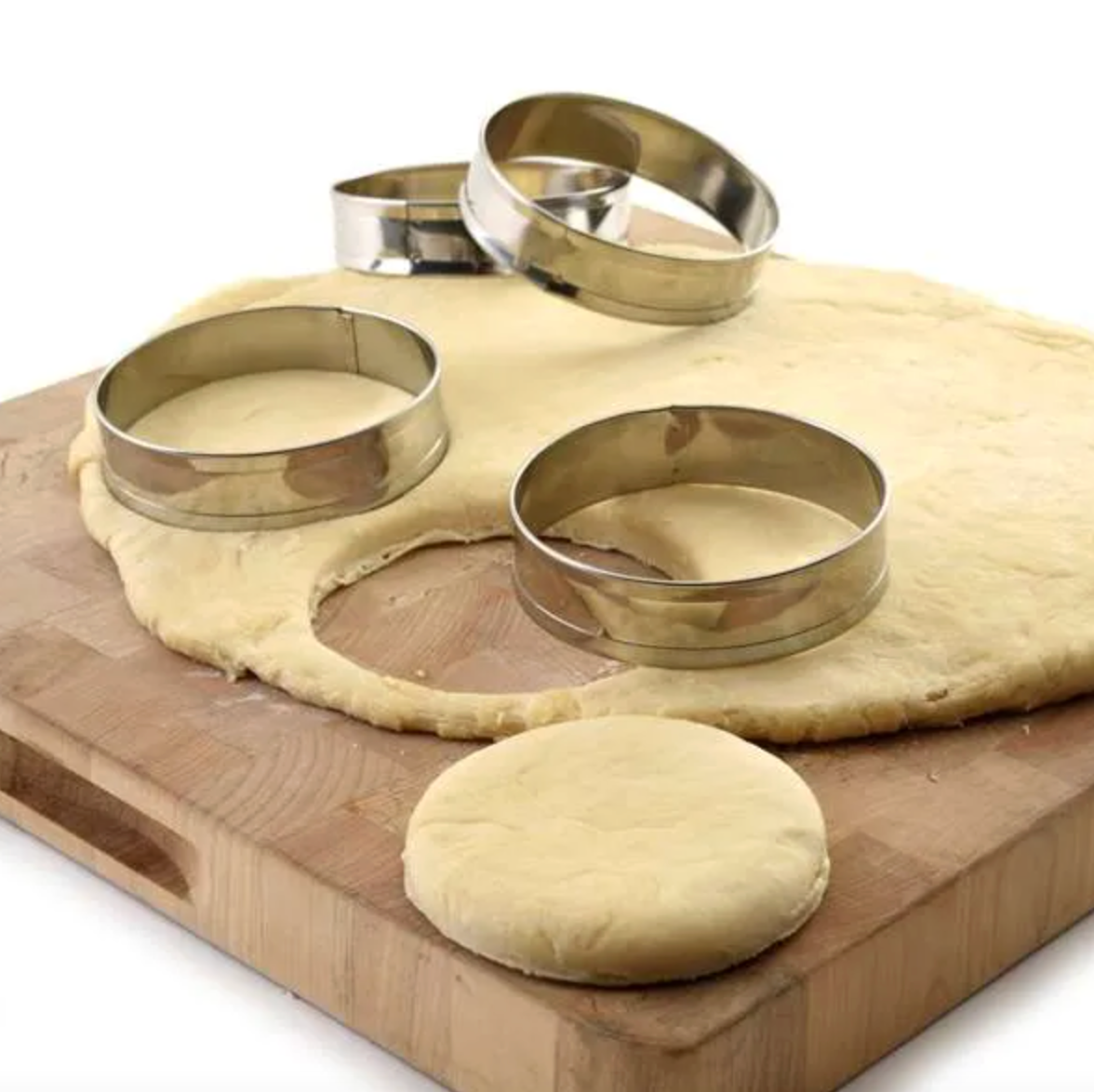 Stainless English Muffin Rings 4pc.