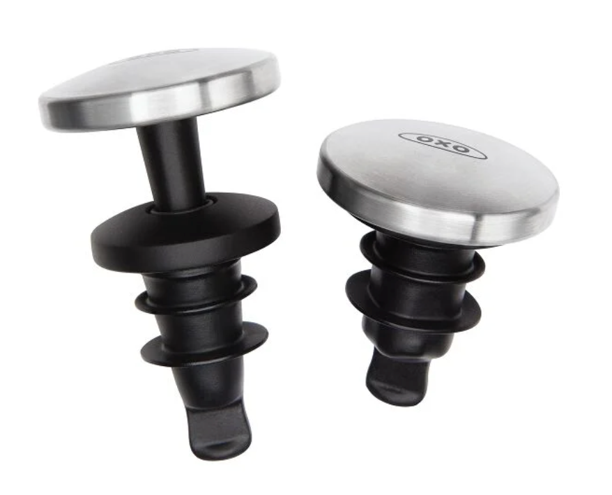 Oxo Steel Expanding Wine Stoppers 2pk
