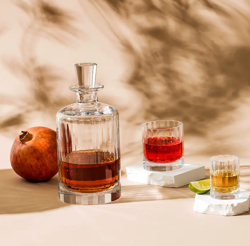 Large Decanter - Fluted