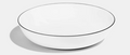 Line Matt Black 24cm Coupe Bowl