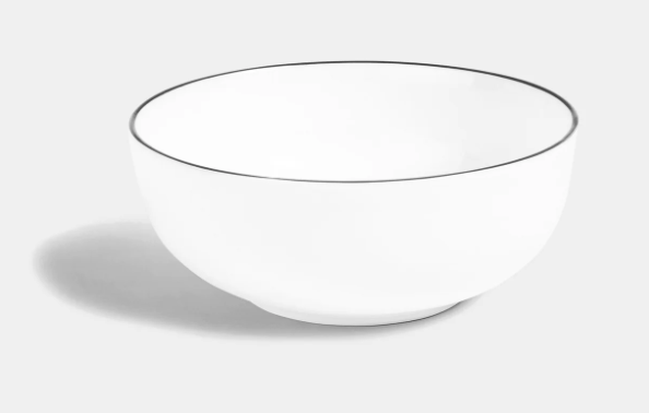 Line Matt Black Cereal Bowl
