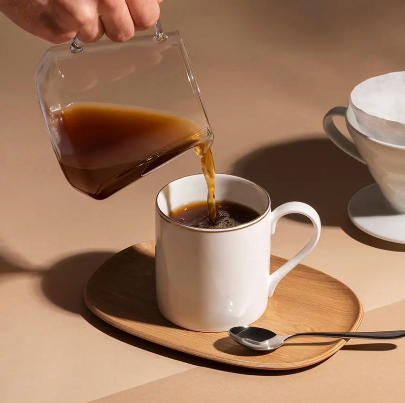 Line Matt Black Mug