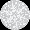 Wet-It Round :Snowflake Gray