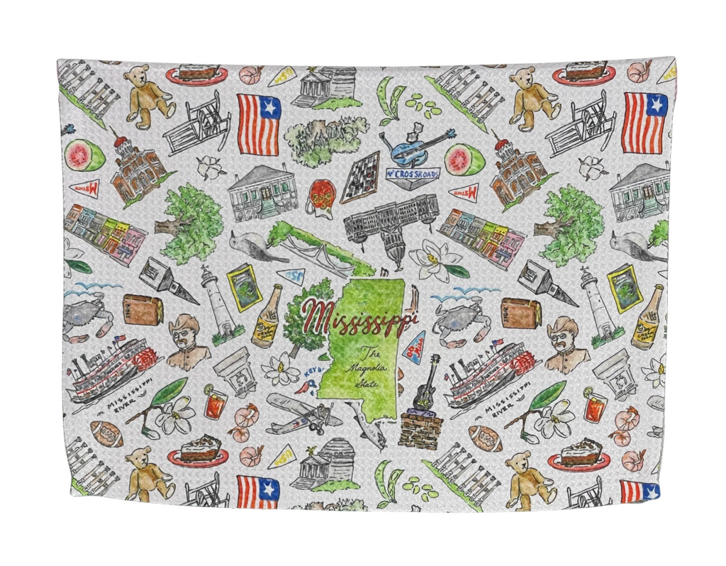 Pippa Mississippi Tea Towel