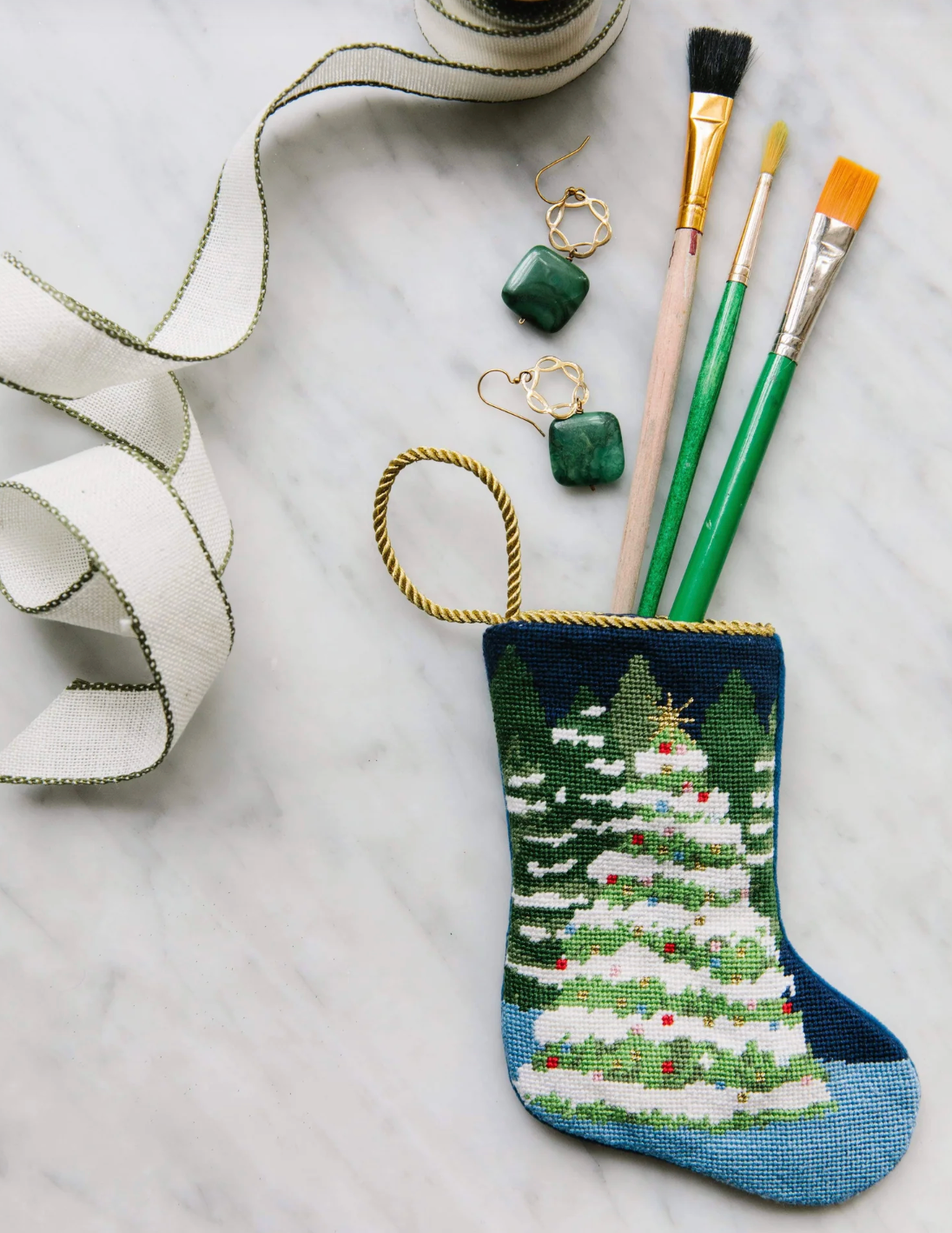 Bauble Stocking Winter Wonderland