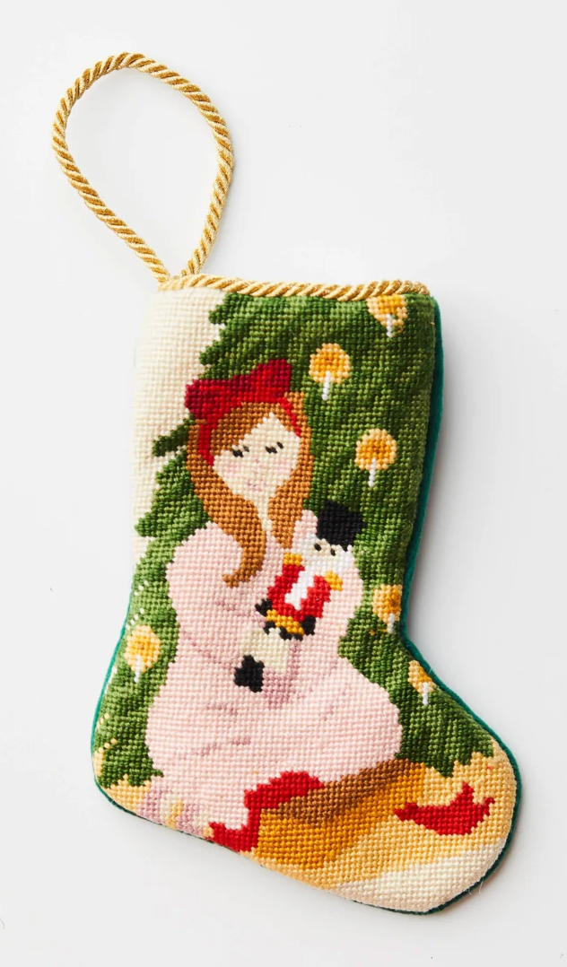 Bauble Stocking Clara with Nutcracker