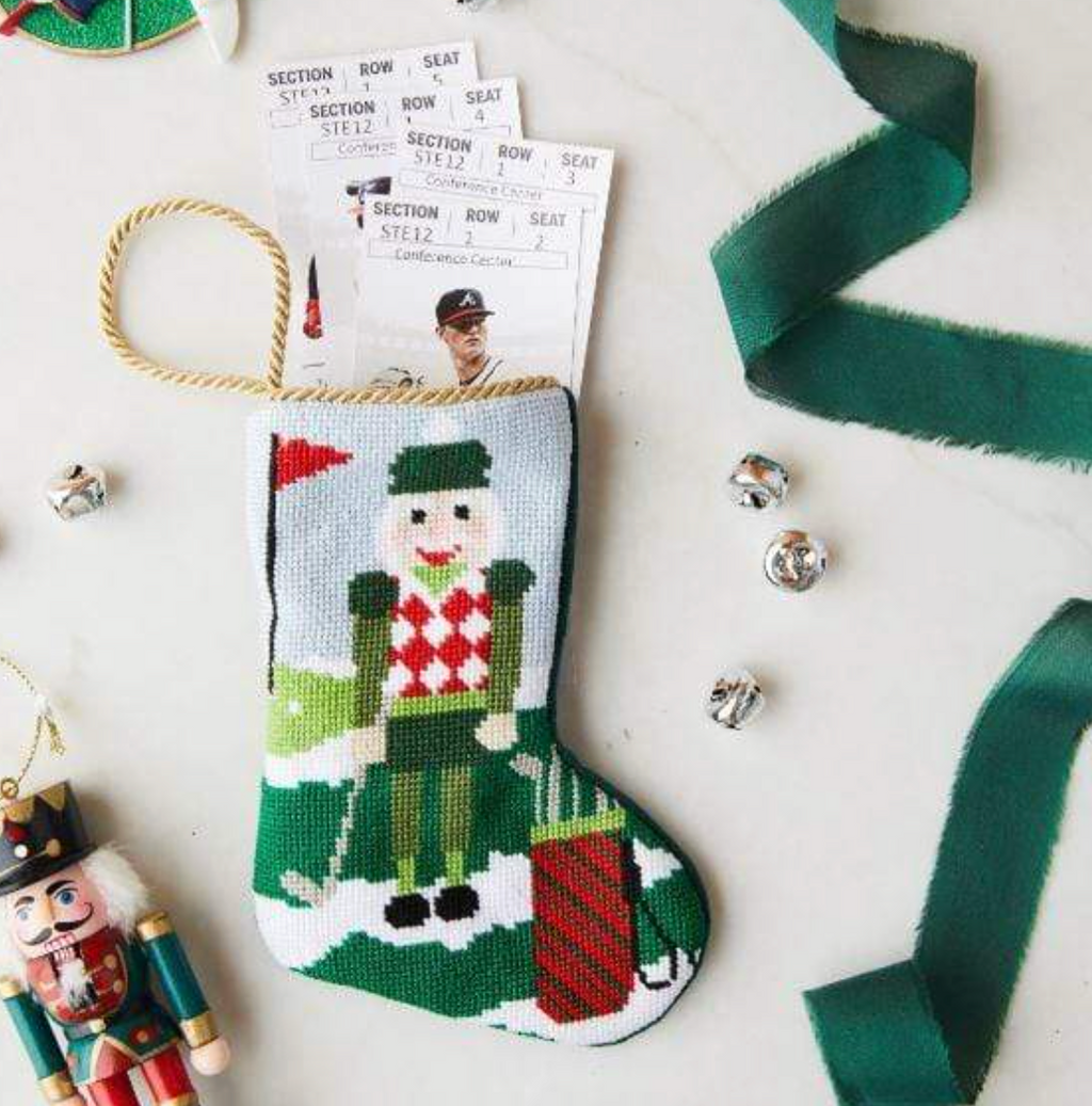 Bauble Stocking Christmas Birdie Golfing Nutcracker