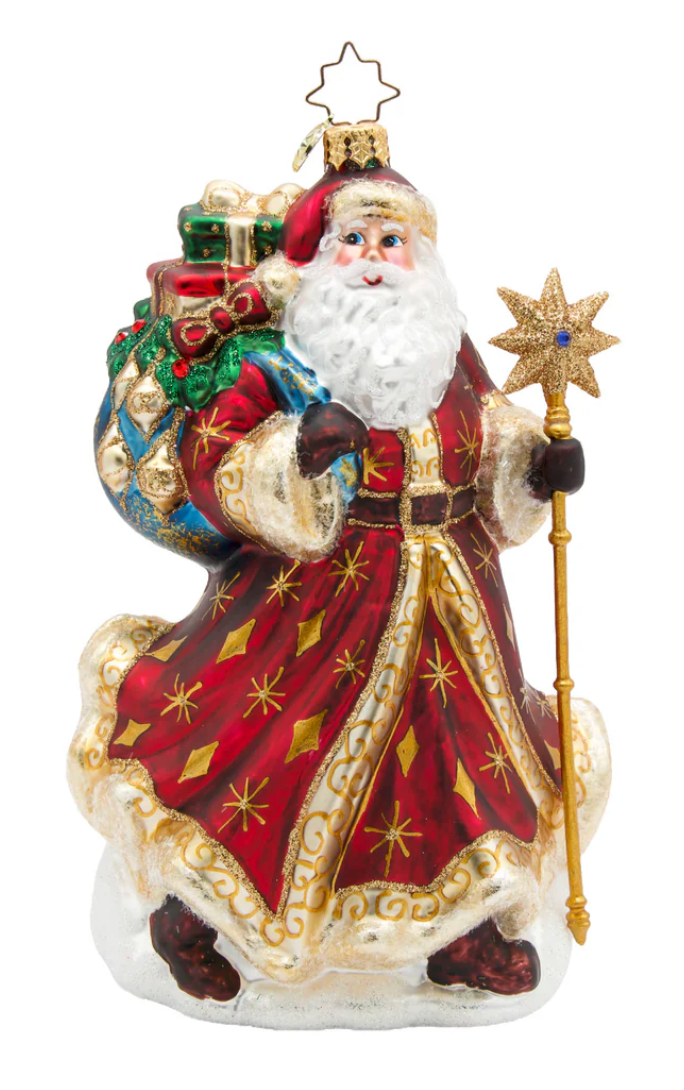 Starlight Keepsake Santa by Christopher Radko