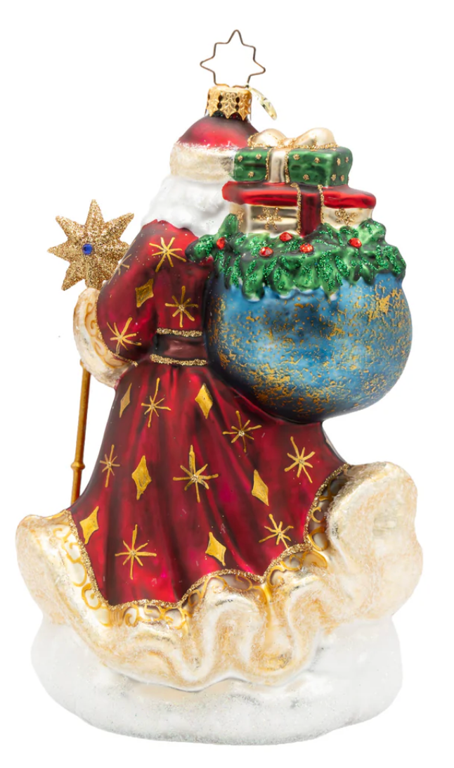 Starlight Keepsake Santa by Christopher Radko
