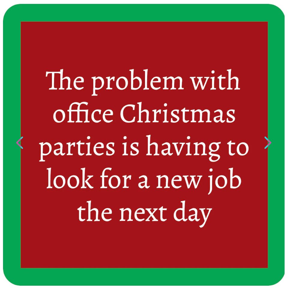Christmas Coaster : XMAS New Job