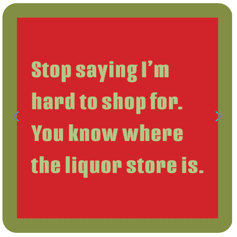 Christmas Coaster : Hard to Shop