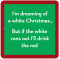 Christmas Coaster : XMAS Drink Red