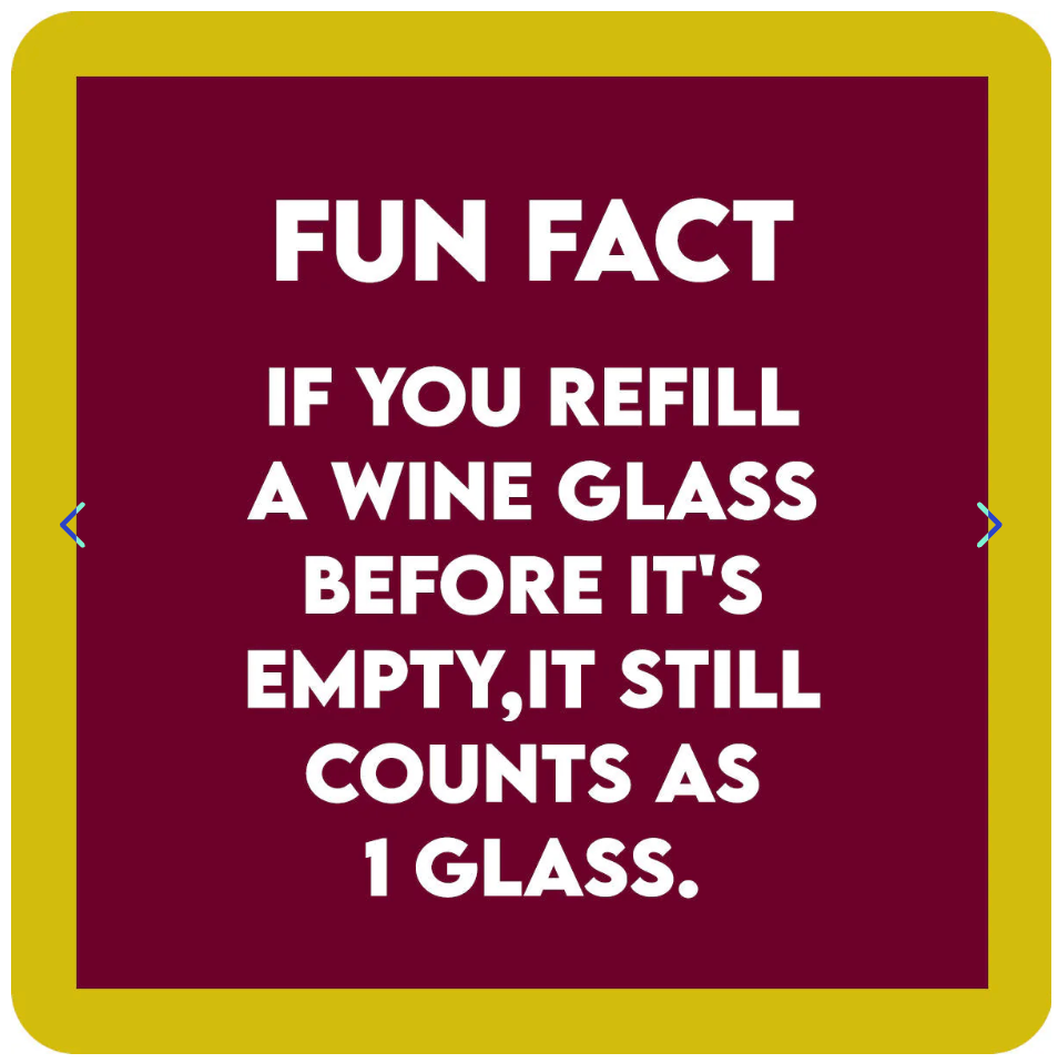 Coaster : 1 Glass