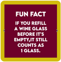 Coaster : 1 Glass