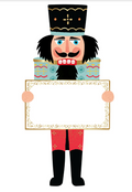 Nutcracker Table Accent - Pack of 12