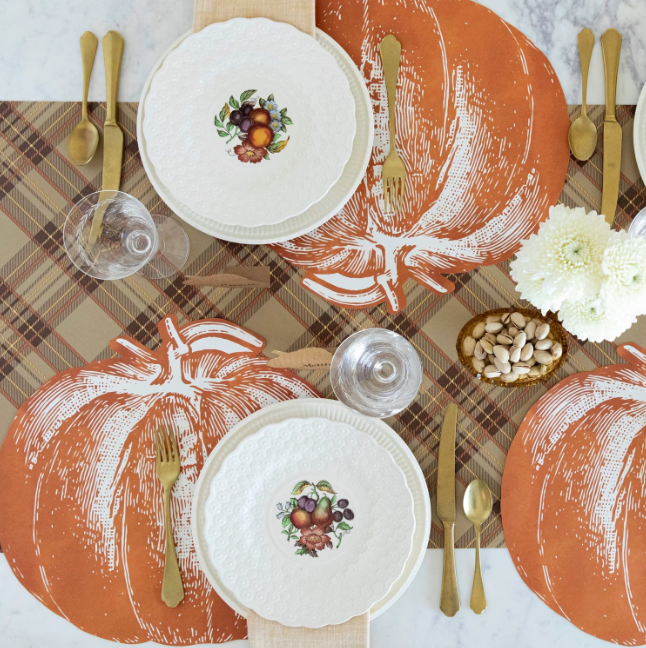 Die Cut Pumpkin Placemat - 12 Sheets